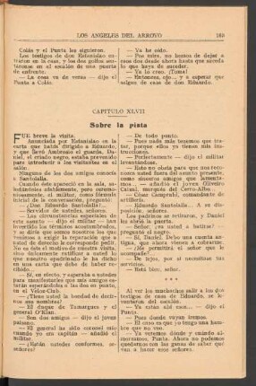 Capítulo XLVII : Sobre la pista