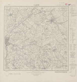 4009 (alte Nr.: 2211) Coesfeld Ost, Meßtischblatt (4cm - Karte)