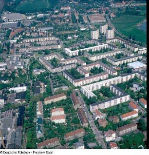 Bebauung zwischen Straße des 17. Juni/Breitscheidstraße, Moränenende und Pirnaer Landstraße
