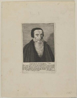 Bildnis des Menno Simons