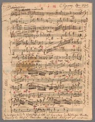 Introduction et variations brillantes sur un motif de l'opéra de Bellini I puritani, pf, op. 375, B-Dur - BSB Mus.Schott.Ha 4607-3 : [caption title on the right side, p. 1, by Schott:] Introduction et Variat brill: sur un motif fav: de l'op. I Puritani // de Bellini composées pour le Piano par C. Czerny