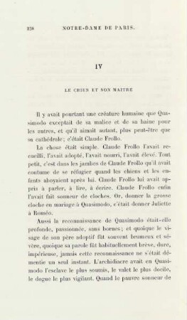 IV. Le chien et son maître