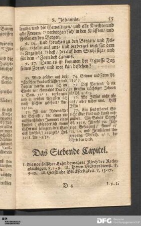 Das Siebende Capitel.