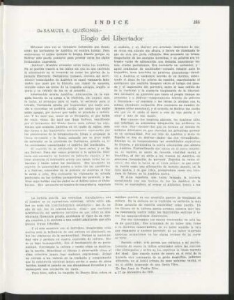 Elogio del Libertador