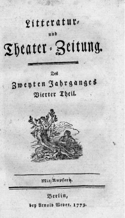 Des zweyten Jahrganges vierter Theil