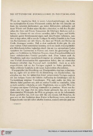 Die ottonische Buchmalerei in Deutschland