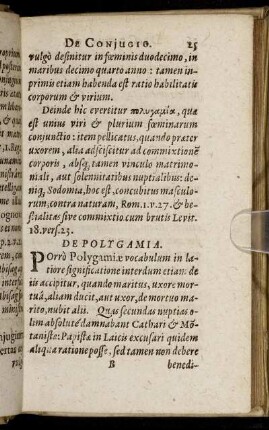 De Polygamia.