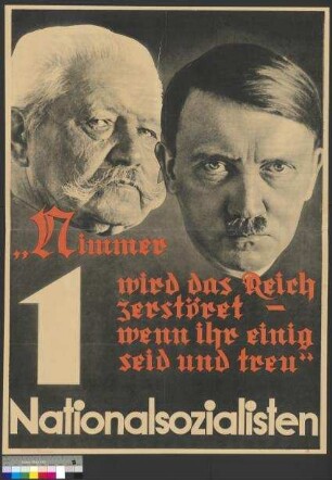 Wahlplakat der NSDAP zur Reichstagswahl am 5. März 1933