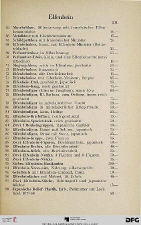 Elfenbein (Nr. 65-98)