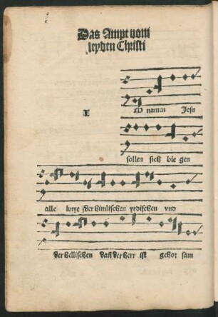 Das Ampt vom leyden Christi