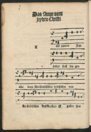 Das Ampt vom leyden Christi
