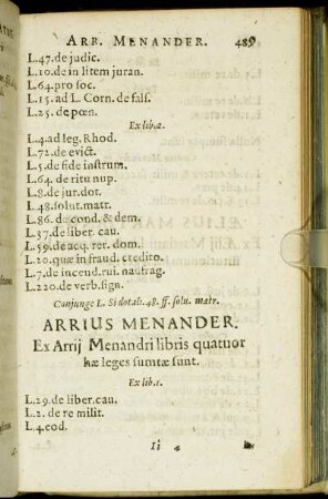 Arrius Menander.