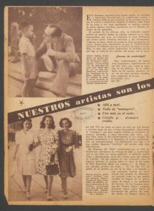 Nuestros artistas son los más democráticos del mundo
