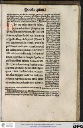 Prosa quinta quarti libri