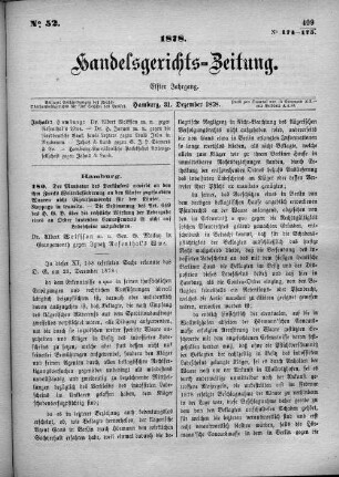 No. 52. 31. Dezember 1878