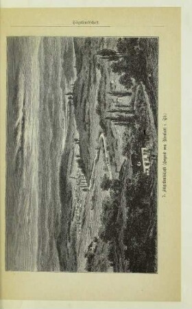 7. Hügellandschaft (Gegend von Arnstadt i. Th.)