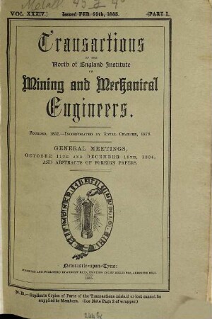 Transactions. 34. 1884/85 (1885)