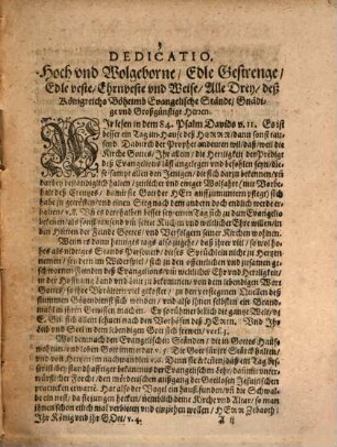 Gründliche Relation Wie es bey Eroberung der Statt Pilsen in Böhmen (so von dem Hoch vnd Wolgebornen Herrn Graff Ernesten von Mansfeld ... den 11. oder 21. Novemb. 1618. mit stürmender hand eingenom[m]en worden) vmbständlich zugangen ... : Jtem, was für Artickel den Belägerten vorgeschlagen, vnd wessen sich die Statt gegen den Herren Ständen verpflichtet ; Beneben einer Danckpredigt vnd Lobpsalm, So ... in der grossen Statt- vnd Pfarrkirchen zu S. Bartholomaei, gehalten worden