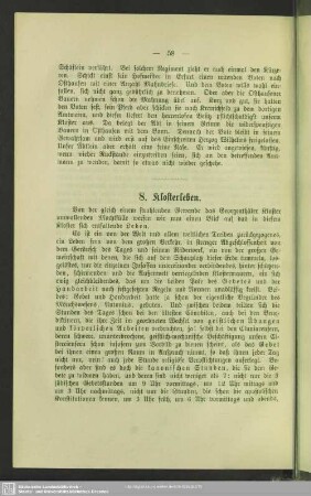 8. Klosterleben