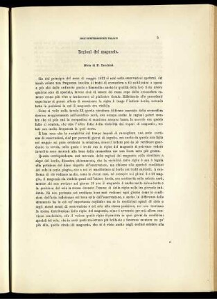 Regioni del magnesio.