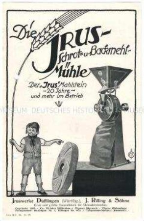 Schrot- und Backmehlmühlen