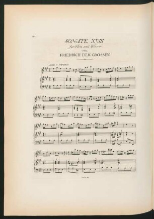 Sonate XVIII (A-Dur)