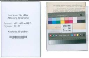Entnazifizierung Engelbert Kuckertz , geb. 00.00.0000 ()