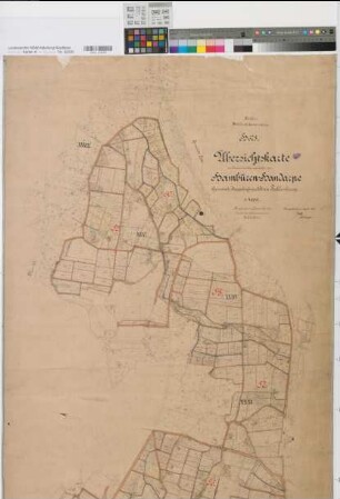 Westerkappeln (Westerkappeln), Zusammenlegung Hambüren-Handarpe, Übersichtskarte