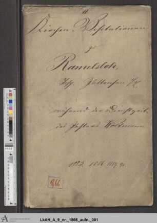 Ramelsloh: Visitationsakten