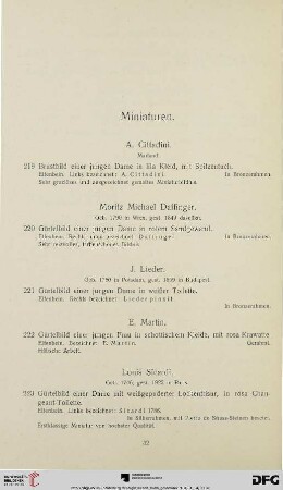 Miniaturen (Nr. 219-250)