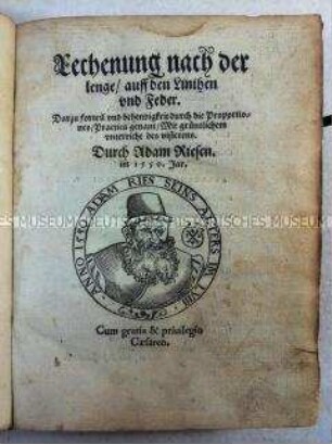 Erstausgabe des Rechenbuchs von Adam Riese