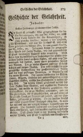 Geschichte der Gelahrheit.