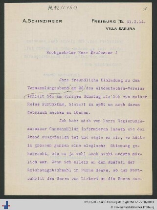 Brief, 31.03.1914.