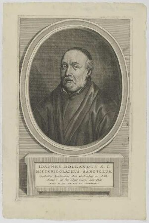 Bildnis des Iohannes Bollandus