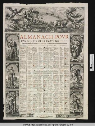 Almanach, pour l'an mil six cens quatorze