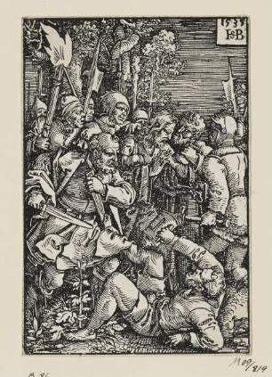 Gefangennahme Christi, Blatt 3 der Folge "Passion Christi"