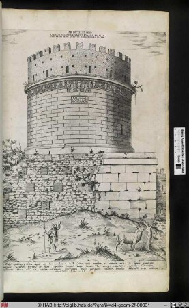 Das Grabmal der Cecilia Metella.