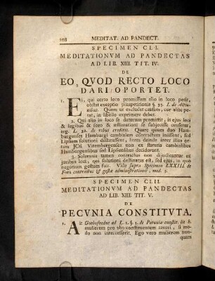 108-110, Sp. 152. De Pecunia constituta