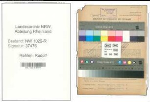 Entnazifizierung Rudolf Rehlen , geb. 17.05.1899 (Polizeiangestellter)
