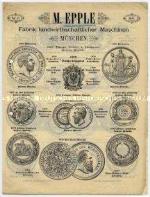 Dreschmaschinen, Göpel, Lokomobilen, Futterschneidemaschinen