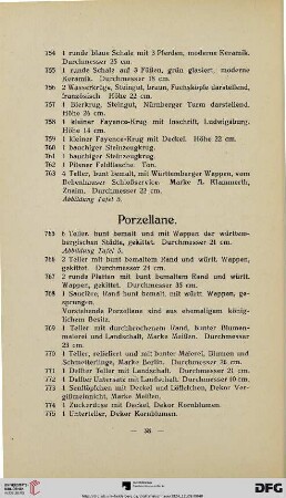 Porzellane (Nr. 765-833)