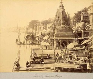 Benares, Szene am Ganges