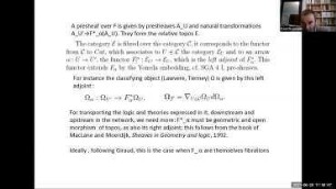 Topos, stacks, semantic information and artificial neural networks