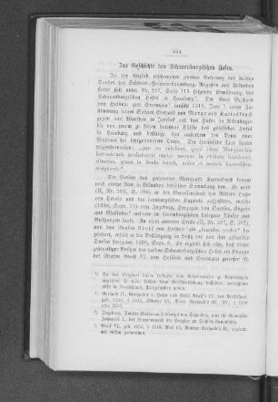 Zur Geschichte des Schauenburgischen Hofes.