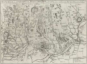 " ... Kriegstheatrum im Unterelsaß ..." (Rheintal von Kehl bis Germersheim)