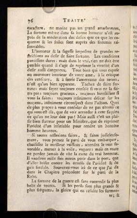 76-86, Du choix d'un état de vie.