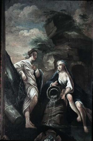 Ceres und die Quellnymphe Cyane Arethusa