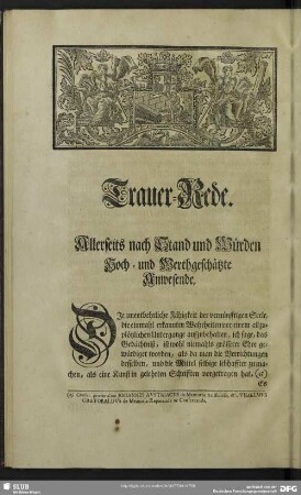 Trauer-Rede