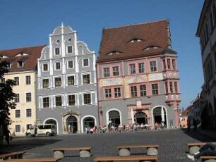 Häuser am Untermarkt, rechts die ehemalige Ratsapotheke