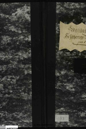 Schatzungsrechnung 1783